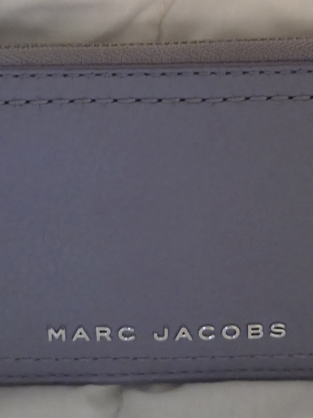 Marc Jacobs Lavender Wallet with Silver Logo
